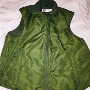 Horace small apparel company green vest size small